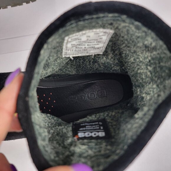 Bogs Womens 9 Waterproof Durafresh Black Pull On Ankle Bootie Rain Boots Comfort - Picture 5 of 13